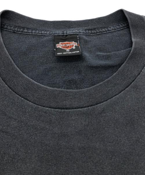 HARLEY-DAVIDSON（ハーレーダビッドソン）HARLEY-DAVIDSON (ハーレーダビッドソン) プリントカットソー ブラック サイズ:XLの古着・服飾アイテム