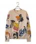 Hysteric Glamour（ヒステリックグラマー）の古着「総柄ラメカーディガン」｜ベージュ