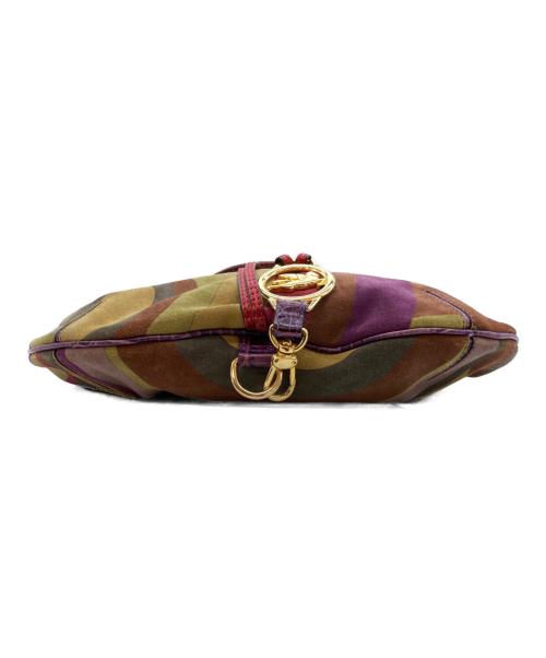 ETRO（エトロ）ETRO (エトロ) スウェードレザープリントバッグ マルチカラーの古着・服飾アイテム