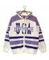 Supreme（シュプリーム）の古着「USA Zip Hooded Sweater」｜パープル