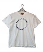 GOODENOUGH×GILDANグッドイナフ×ギルダン）の古着「WORLD FAMOUS Tシャツ」｜ホワイト