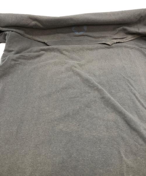 FINESSE（フィネス）finesse (フィネス) GOODENOUGH MORE ABOUT LESS (モアアバウトレス) プリントTシャツ グレー サイズ:Lの古着・服飾アイテム