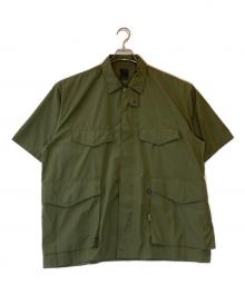 DAIWA PIER39（ダイワ ピア39）の古着「Tech French Mil Field Shirts S/S」｜オリーブ