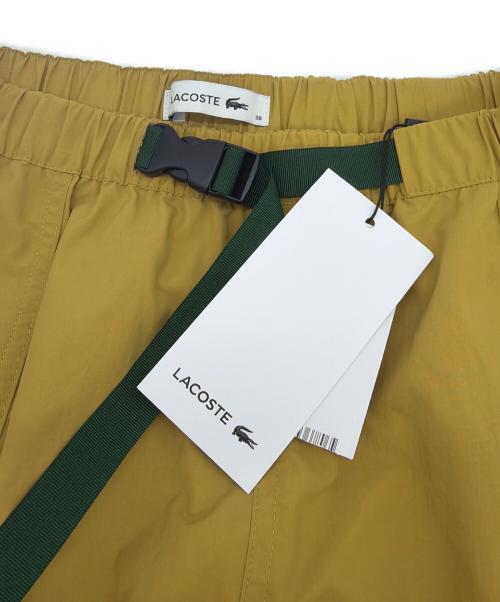 LACOSTE（ラコステ）LACOSTE (ラコステ) 撥水ナイロンマキシフレアスカート イエロー サイズ:38の古着・服飾アイテム