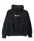 SUPREMEシュプリーム）の古着「BOX LOGO HOODED  SWEATSHIRTS」｜ブラック
