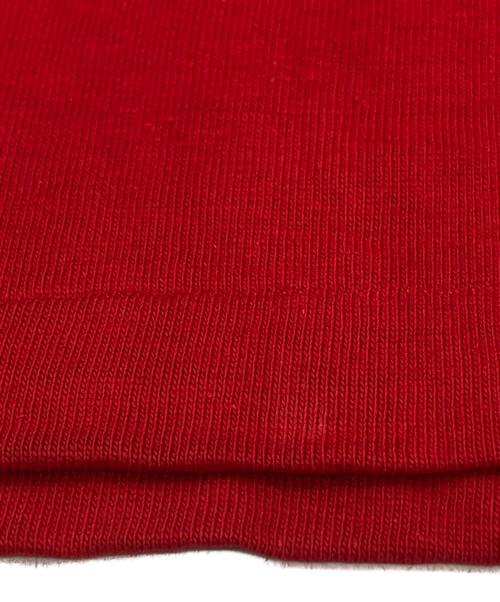 Champion（チャンピオン）Champion (チャンピオン) フットボールTシャツ レッド サイズ:LARGEの古着・服飾アイテム