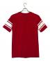 Champion (チャンピオン) フットボールTシャツ レッド サイズ:LARGE：13000円