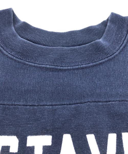 Champion（チャンピオン）Champion (チャンピオン) 両面プリントフットボールTシャツ ネイビー サイズ:MEDIUMの古着・服飾アイテム