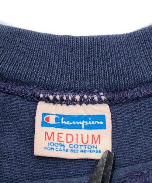 Champion（チャンピオン）Champion (チャンピオン) 両面プリントフットボールTシャツ ネイビー サイズ:MEDIUMの古着・服飾アイテム