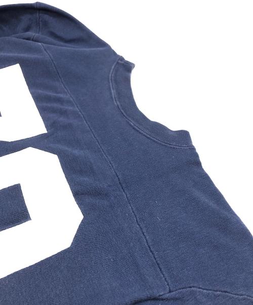 Champion（チャンピオン）Champion (チャンピオン) 両面プリントフットボールTシャツ ネイビー サイズ:MEDIUMの古着・服飾アイテム