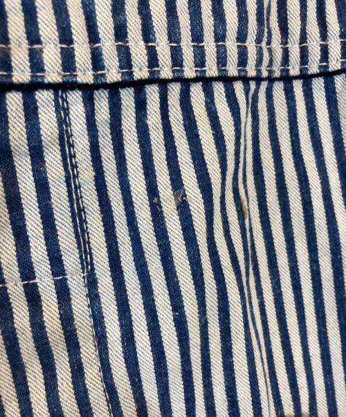 LEE（リー）LEE (リー) ヒッコリーオーバーオール ブルー サイズ:無しの古着・服飾アイテム
