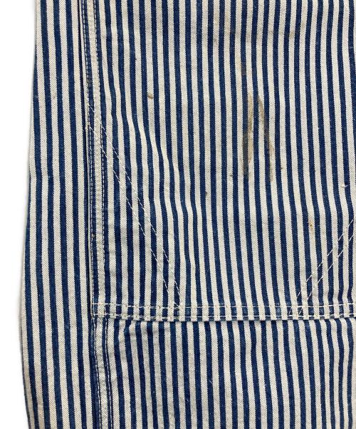 LEE（リー）LEE (リー) ヒッコリーオーバーオール ブルー サイズ:無しの古着・服飾アイテム
