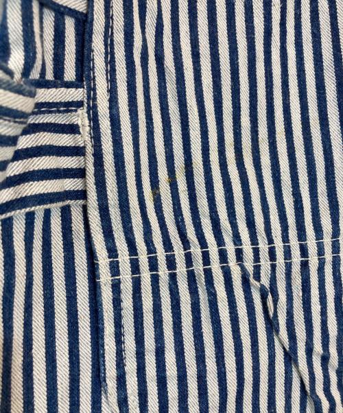 LEE（リー）LEE (リー) ヒッコリーオーバーオール ブルー サイズ:無しの古着・服飾アイテム