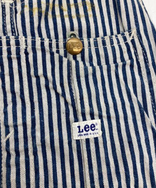 LEE（リー）LEE (リー) ヒッコリーオーバーオール ブルー サイズ:無しの古着・服飾アイテム