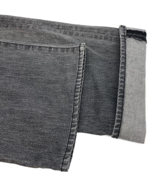 Whim Gazette（ウィムガゼット）Whim Gazette (ウィムガゼット) ドロストデニムパンツ グレー サイズ:34の古着・服飾アイテム