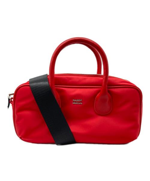 MAISON SPECIAL（メゾンスペシャル）MAISON SPECIAL (メゾンスペシャル) Nylon Boston Bag レッドの古着・服飾アイテム