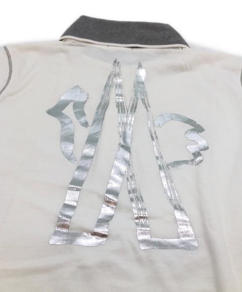 MONCLER（モンクレール）MONCLER (モンクレール) ポロシャツ ホワイト サイズ:XSの古着・服飾アイテム