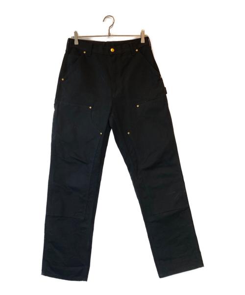CarHartt（カーハート）CarHartt (カーハート) ダブルニーペインターパンツ ブラック サイズ:30×32の古着・服飾アイテム