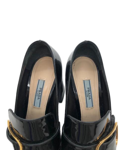 PRADA（プラダ）PRADA (プラダ) ヒールパンプス ブラック サイズ:38の古着・服飾アイテム