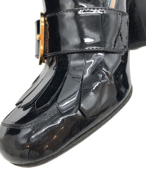 PRADA（プラダ）PRADA (プラダ) ヒールパンプス ブラック サイズ:38の古着・服飾アイテム
