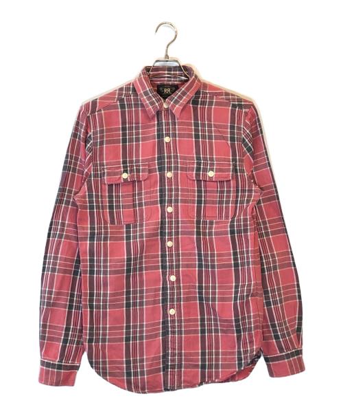 RRL（ダブルアールエル）RRL (ダブルアールエル) チェックシャツ ピンク サイズ:Sの古着・服飾アイテム