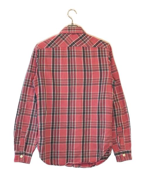 RRL（ダブルアールエル）RRL (ダブルアールエル) チェックシャツ ピンク サイズ:Sの古着・服飾アイテム