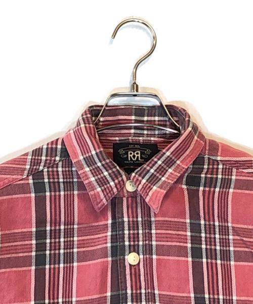 RRL（ダブルアールエル）RRL (ダブルアールエル) チェックシャツ ピンク サイズ:Sの古着・服飾アイテム