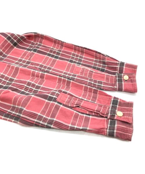 RRL（ダブルアールエル）RRL (ダブルアールエル) チェックシャツ ピンク サイズ:Sの古着・服飾アイテム