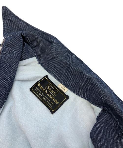 Sears WORK'N LEISURE（シアーズワークレジャー）Sears WORK'N LEISURE (シアーズワークレジャー) デニムワークジャケット インディゴ サイズ:MEDIUMの古着・服飾アイテム
