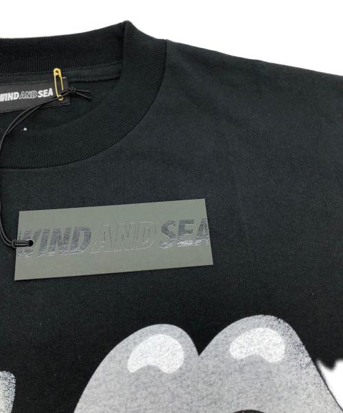 WIND AND SEA（ウィンダンシー）WIND AND SEA (ウィンダンシー) The Rolling Stones (ザ ローリングストーンズ) WDS S/S Tee ブラック サイズ:XLの古着・服飾アイテム