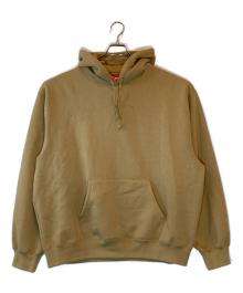 SUPREME（シュプリーム）の古着「satin applique hooded sweatshirt」｜ベージュ