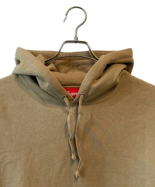 SUPREME（シュプリーム）SUPREME (シュプリーム) satin applique hooded sweatshirt ベージュ サイズ:XLARGEの古着・服飾アイテム