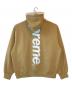 SUPREME (シュプリーム) satin applique hooded sweatshirt ベージュ サイズ:XLARGE：26000円