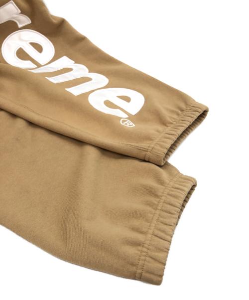 SUPREME（シュプリーム）SUPREME (シュプリーム) satin applique sweatpant ベージュ サイズ:Mediumの古着・服飾アイテム