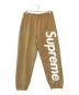 SUPREME（シュプリーム）の古着「satin applique sweatpant」｜ベージュ
