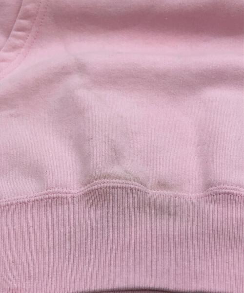 SUPREME（シュプリーム）SUPREME (シュプリーム) satin applique hooded sweatshirt ピンク サイズ:XLargeの古着・服飾アイテム
