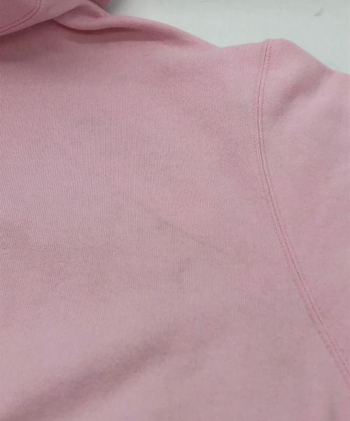 SUPREME（シュプリーム）SUPREME (シュプリーム) satin applique hooded sweatshirt ピンク サイズ:XLargeの古着・服飾アイテム