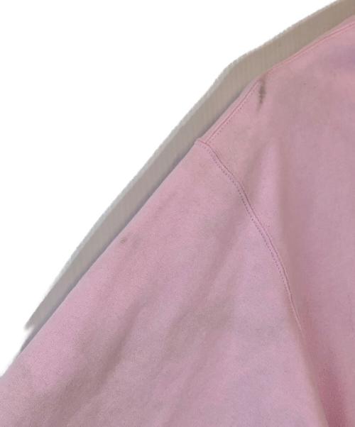 SUPREME（シュプリーム）SUPREME (シュプリーム) satin applique hooded sweatshirt ピンク サイズ:XLargeの古着・服飾アイテム