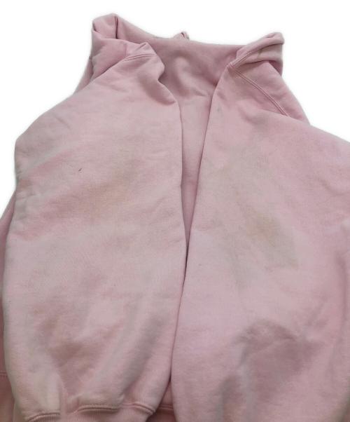 SUPREME（シュプリーム）SUPREME (シュプリーム) satin applique hooded sweatshirt ピンク サイズ:XLargeの古着・服飾アイテム