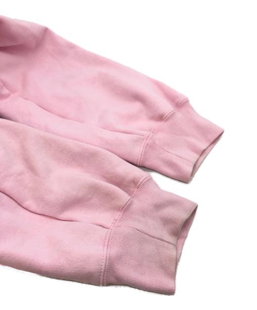SUPREME（シュプリーム）SUPREME (シュプリーム) satin applique hooded sweatshirt ピンク サイズ:XLargeの古着・服飾アイテム