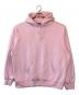 SUPREME（シュプリーム）の古着「satin applique hooded sweatshirt」｜ピンク