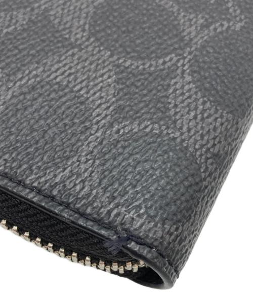 COACH（コーチ）COACH (コーチ) モール ジップ アラウンド カード ケース ブラックの古着・服飾アイテム