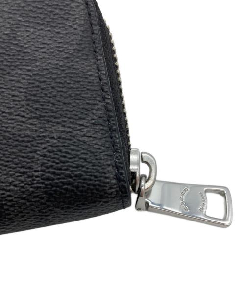 COACH（コーチ）COACH (コーチ) モール ジップ アラウンド カード ケース ブラックの古着・服飾アイテム