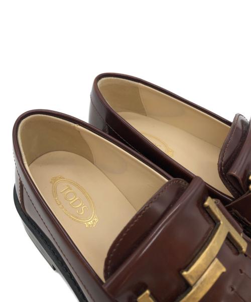 TOD'S（トッズ）TOD'S (トッズ) フリンジローファー ブラウン サイズ:35 1/2の古着・服飾アイテム