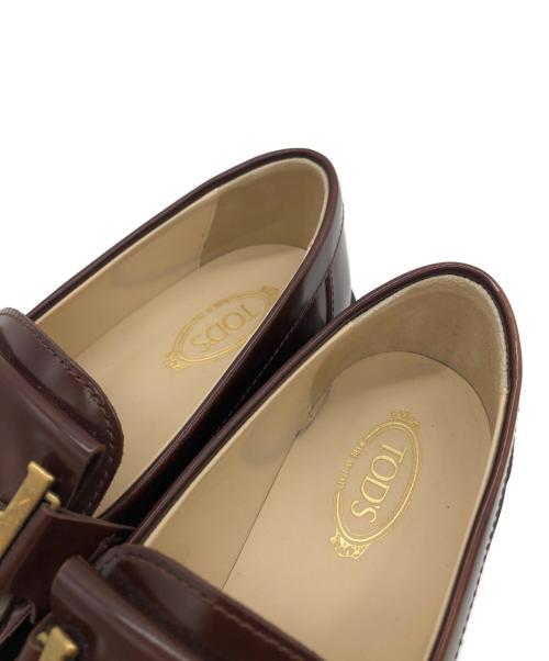 TOD'S（トッズ）TOD'S (トッズ) フリンジローファー ブラウン サイズ:35 1/2の古着・服飾アイテム