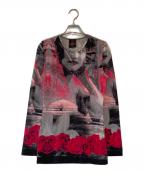 Jean Paul GAULTIER CLASSIQUEジャンポールゴルチエクラシック）の古着「転写プリントカットソー」｜レッド