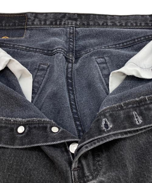 LEVI'S（リーバイス）LEVI'S (リーバイス) 後染めブラックデニムパンツ ブラック サイズ:W34×L30の古着・服飾アイテム