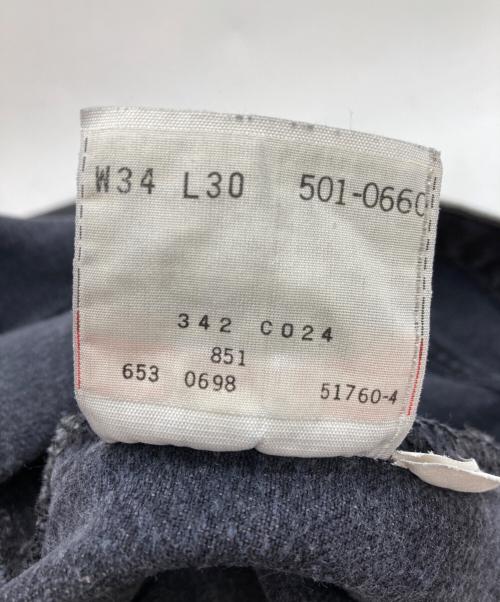 LEVI'S（リーバイス）LEVI'S (リーバイス) 後染めブラックデニムパンツ ブラック サイズ:W34×L30の古着・服飾アイテム
