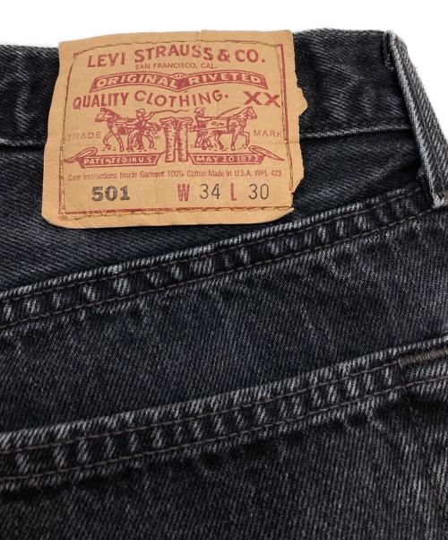 LEVI'S（リーバイス）LEVI'S (リーバイス) 後染めブラックデニムパンツ ブラック サイズ:W34×L30の古着・服飾アイテム