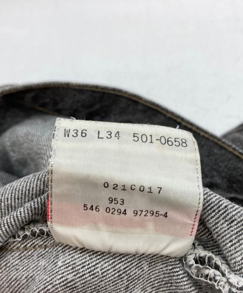 LEVI'S（リーバイス）LEVI'S (リーバイス) 先染ブラックデニムパンツ ブラック サイズ:W36×L34の古着・服飾アイテム